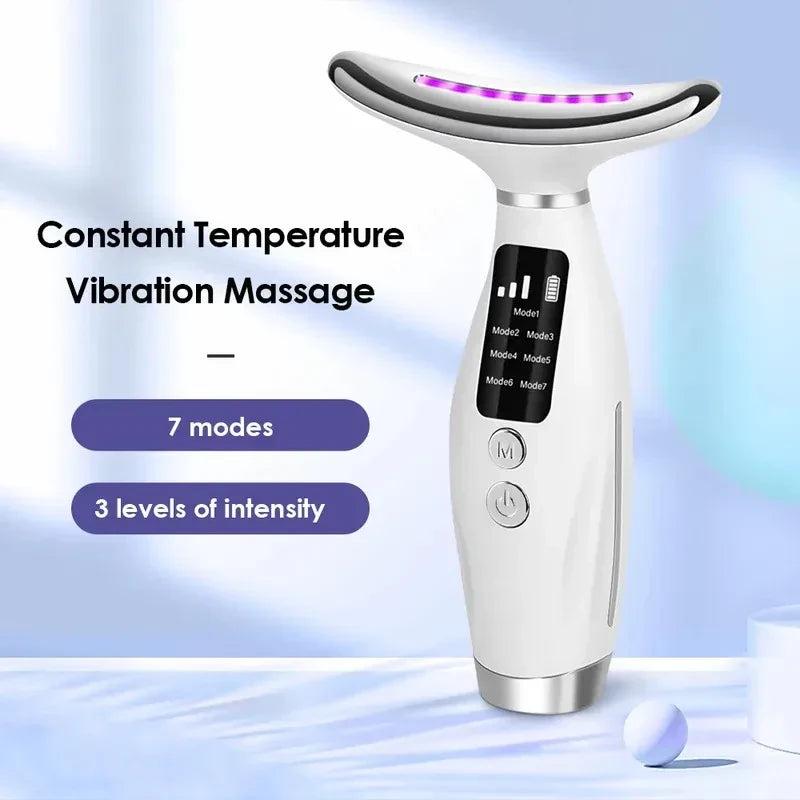 Portable LED Light Therapy Face Massager