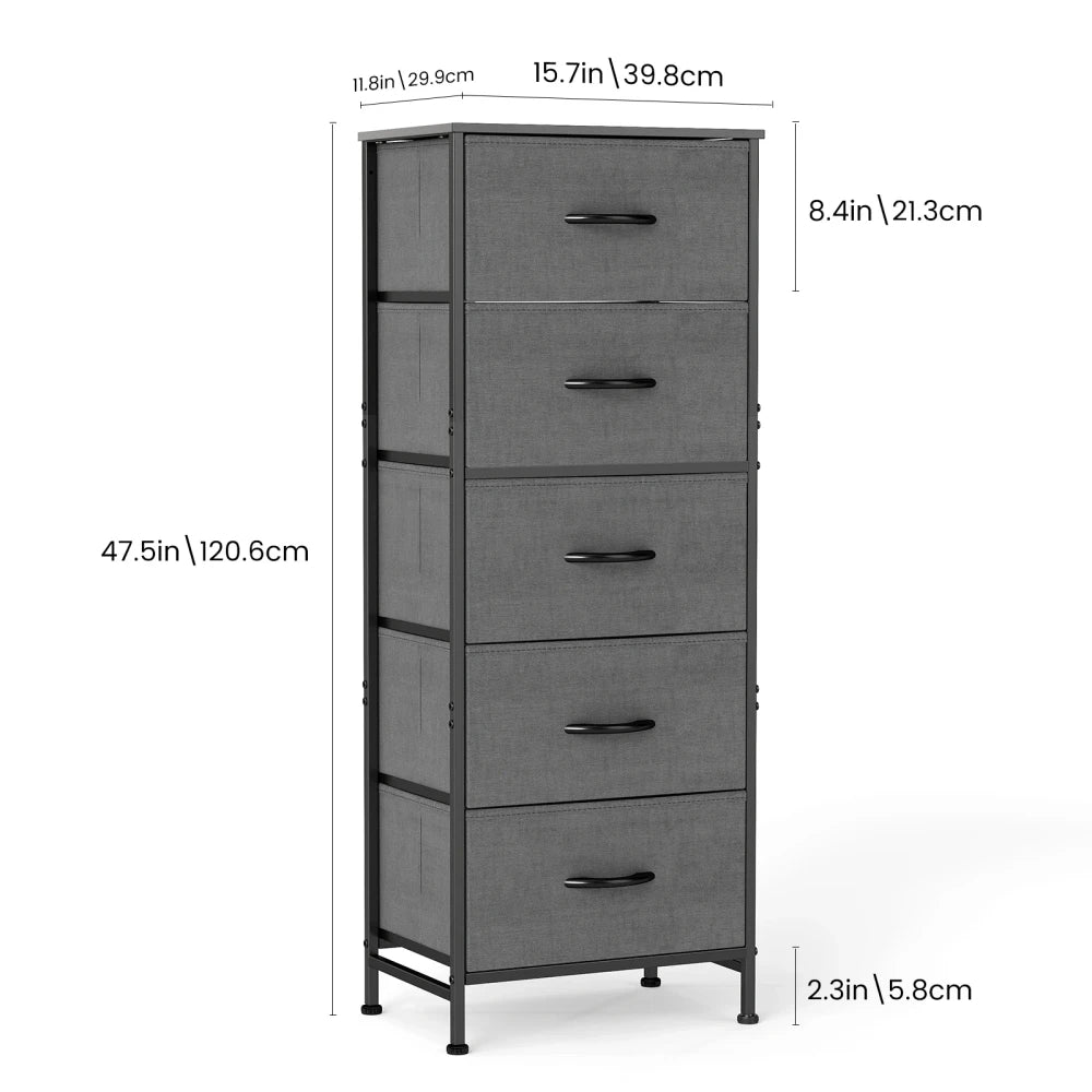 Fabric Drawer Bedroom Dresser
