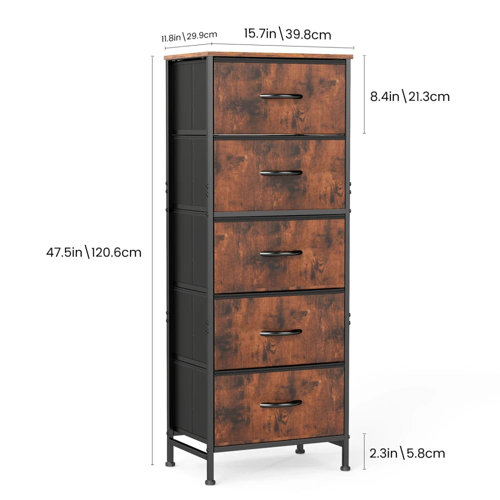 Fabric Drawer Bedroom Dresser
