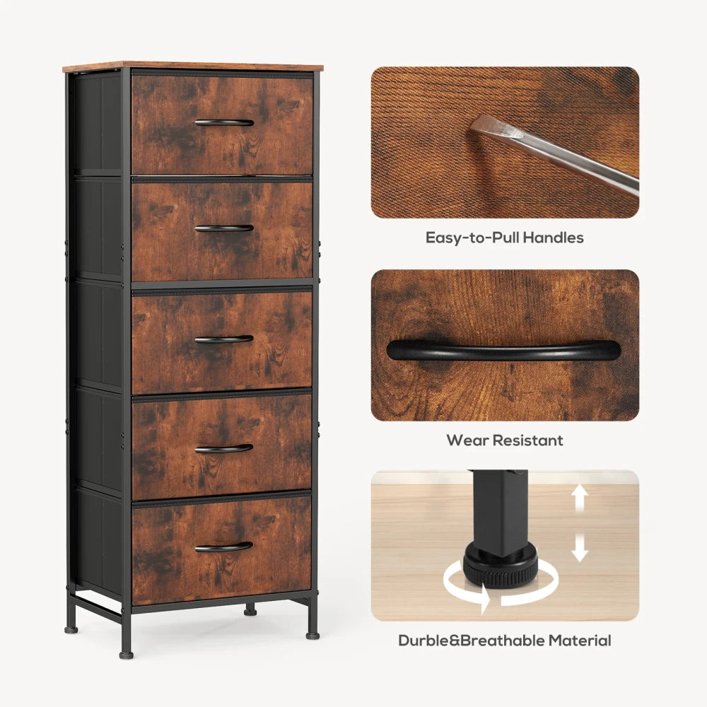 Fabric Drawer Bedroom Dresser