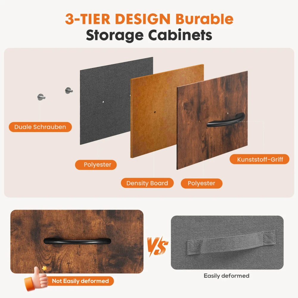 Fabric Drawer Bedroom Dresser