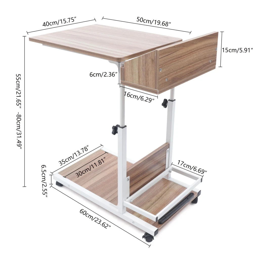 Modern C-Shaped Side Table