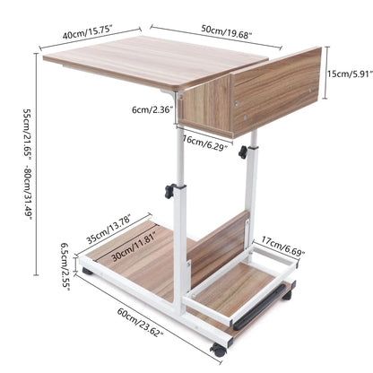 Modern C-Shaped Side Table