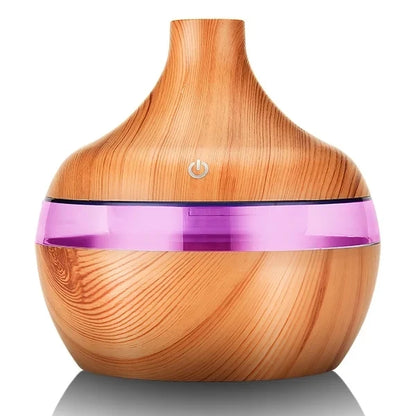 Wood Ultrasonic Aroma Air Humidifier