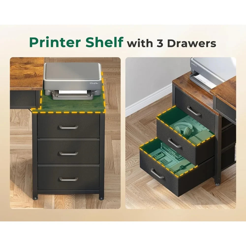Reversible Home Office Desk