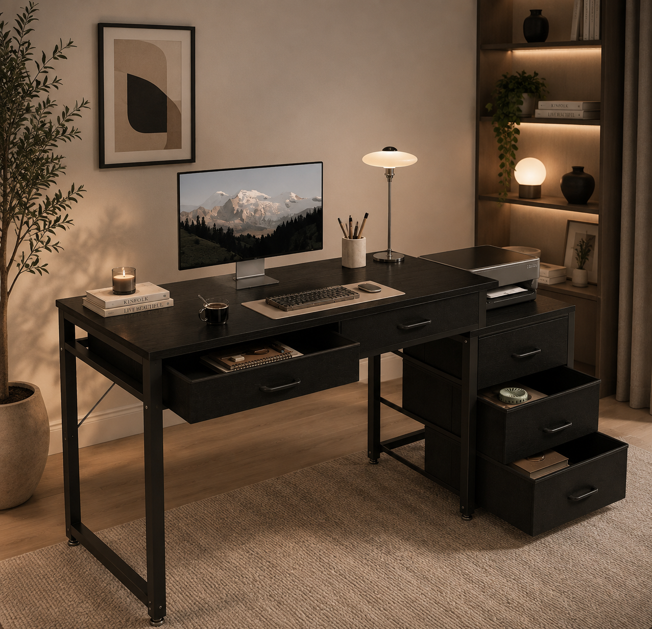 Reversible Home Office Desk