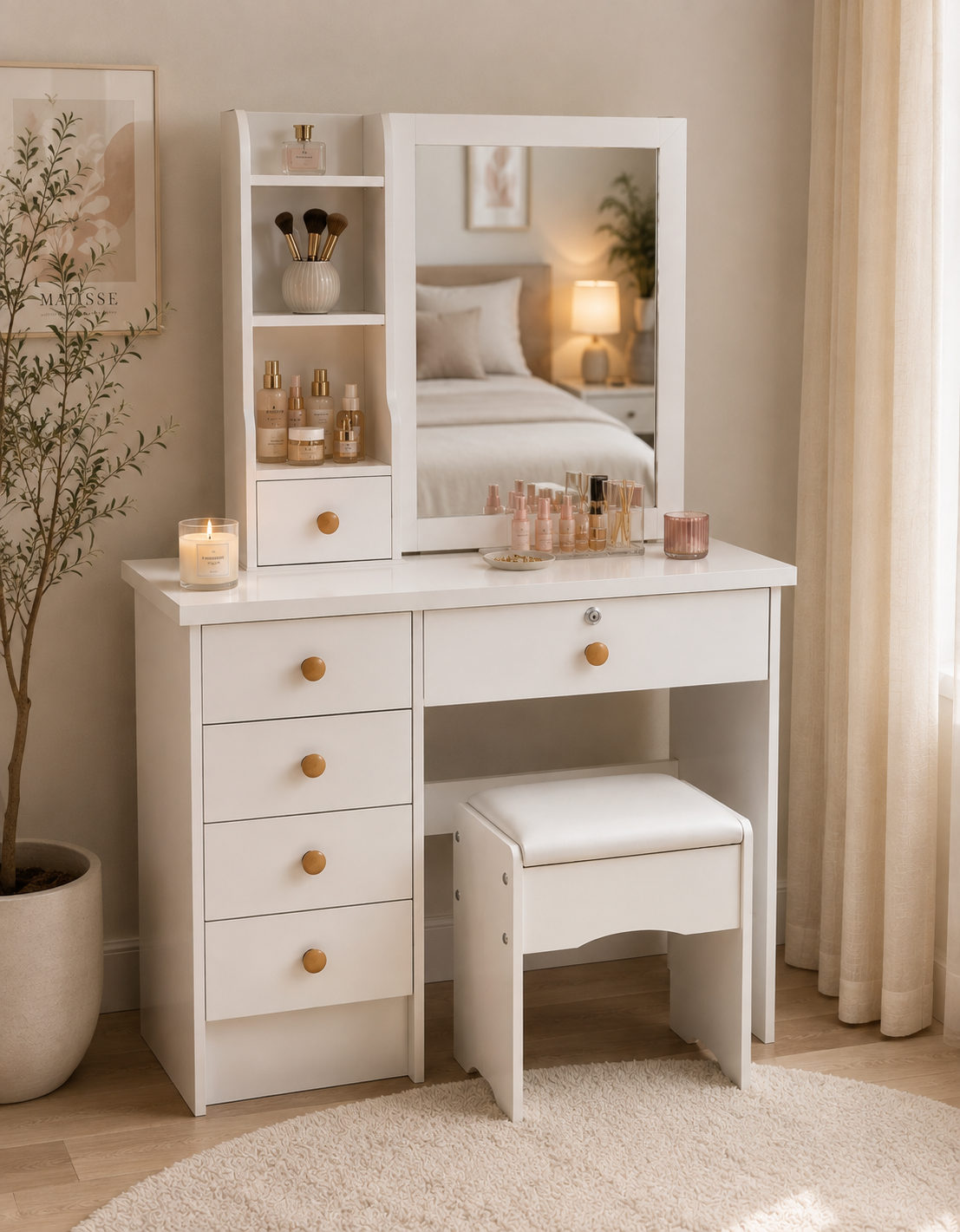 Minimalist Glow Vanity