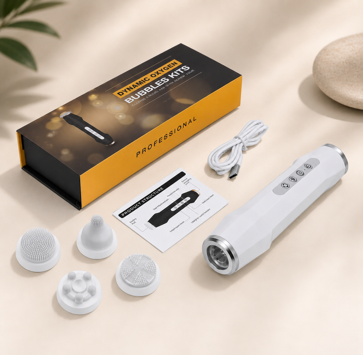 Oxygen Bubble Facial Device