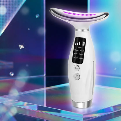 Portable LED Light Therapy Face Massager